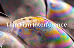 Thumbnail image from the Thin Film Interference video showing a close up image of a colorful bubble