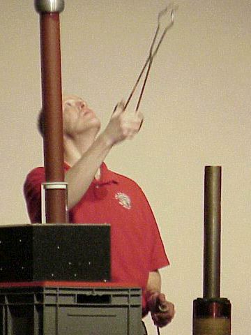 Demonstration of the jumping ring