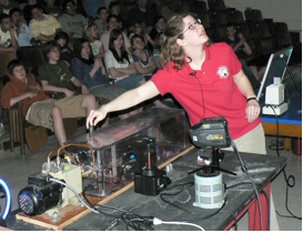 Demonstrating a plasma tube