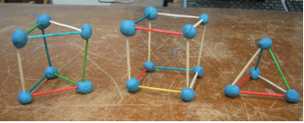 Sticks and Clay balls make cubes