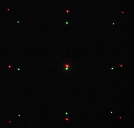 Dots of colored light